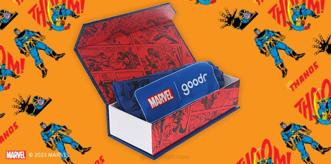 Goodr Marvel-strips maken overlevende tinten vast 422640