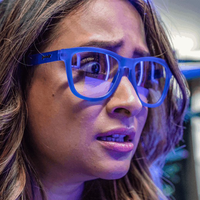 Goodr blauwe tinten van de dood 422621